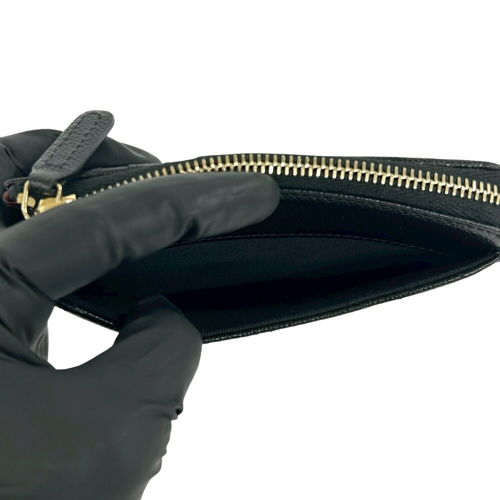 CHANEL Authentic Black Caviar Leather Wallet - Picture 8 of 9
